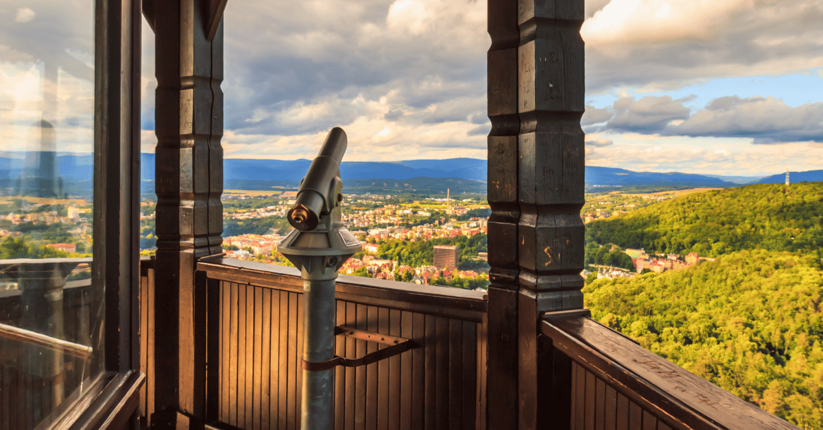 Karlovarska sul - Karlovy Vary - Rozhledna Diana